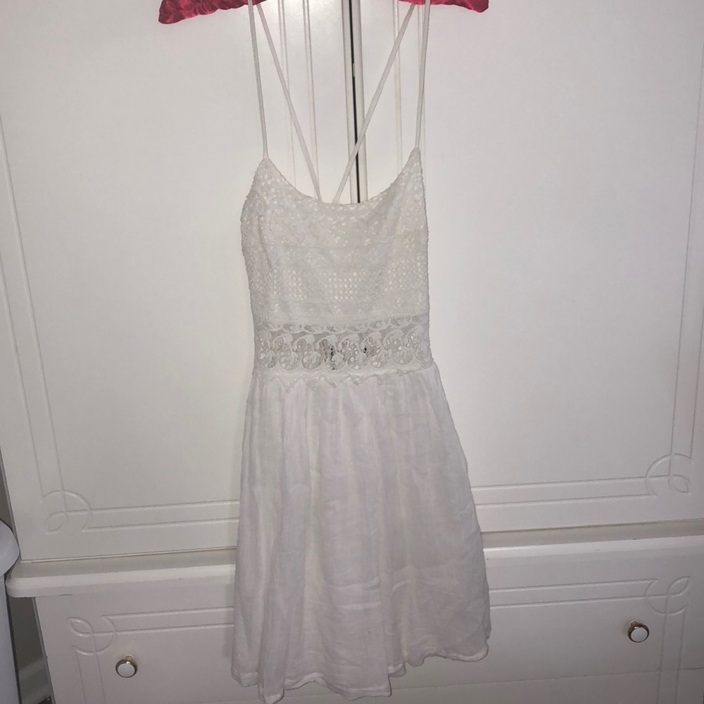 White lace sundress